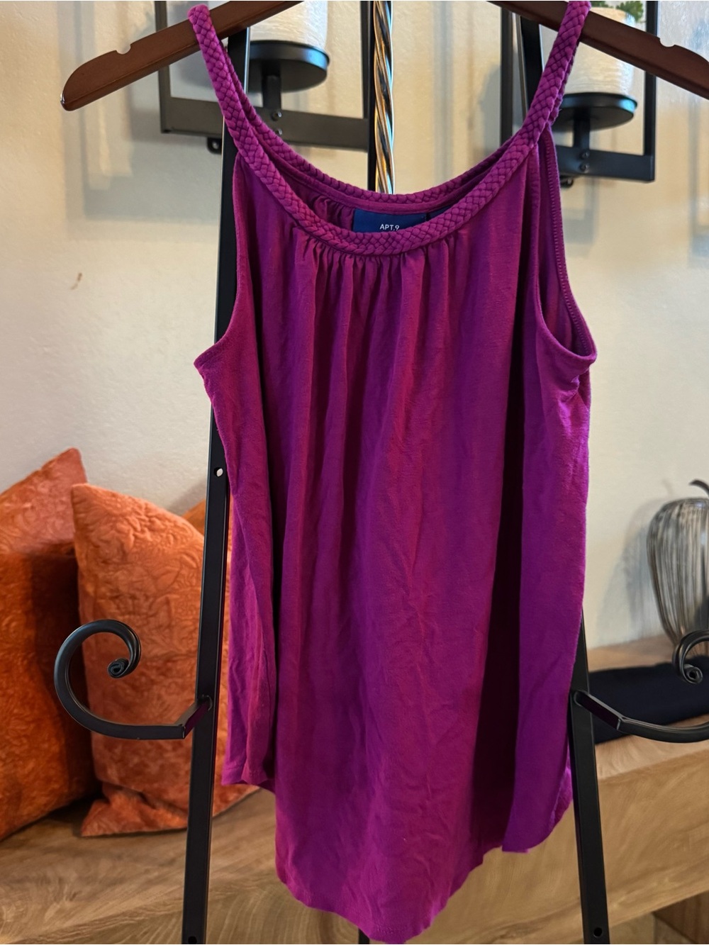 Apt. 9 Braided-Strap Camisole in Magenta